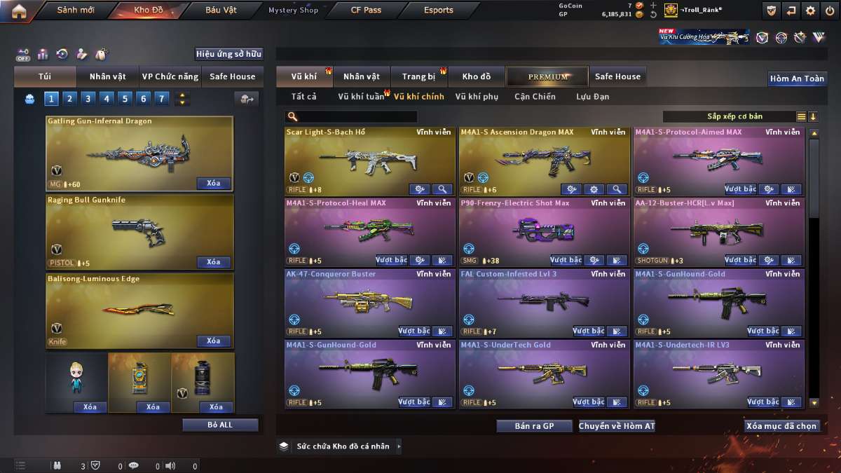 shop acc cf uy tin gia re